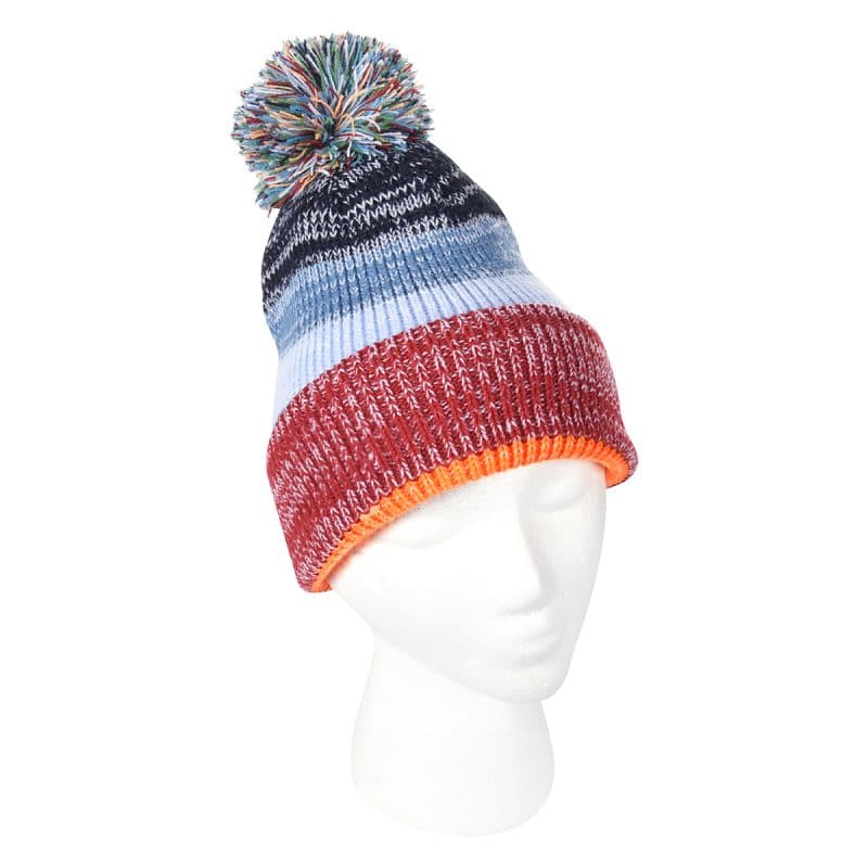 Aura Pom Beanie With Cuff - 1