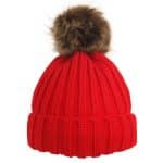 Cable Knit Beanie w/Removable Pom - 6