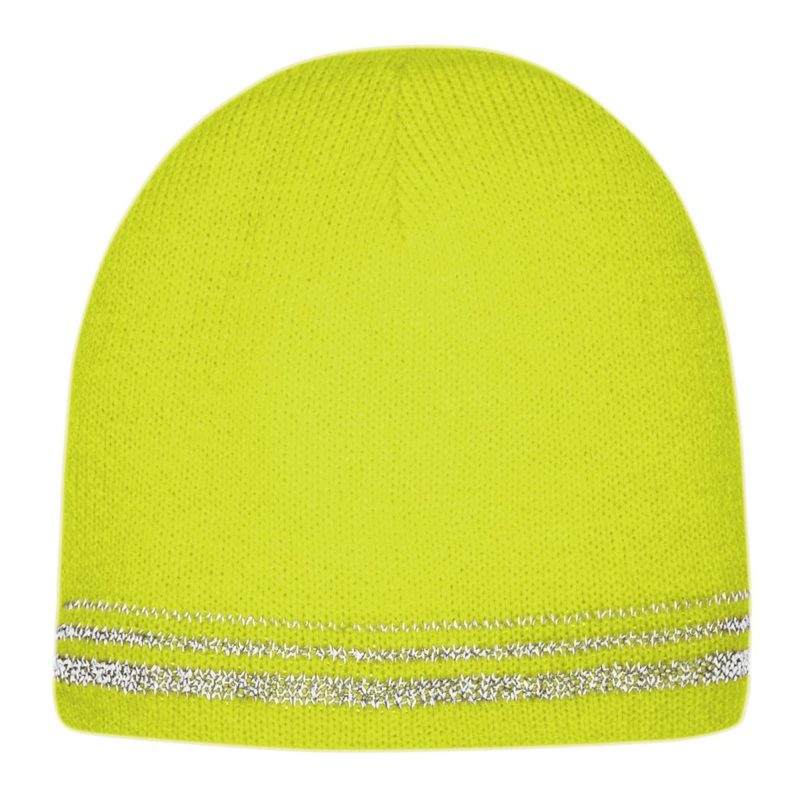 CornerStone Lined Enhanced Visibility With Reflective Stripes Beanie - 2