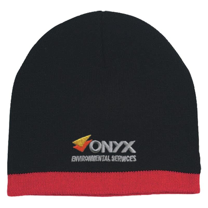 Knit Beanie With Stripe - 2