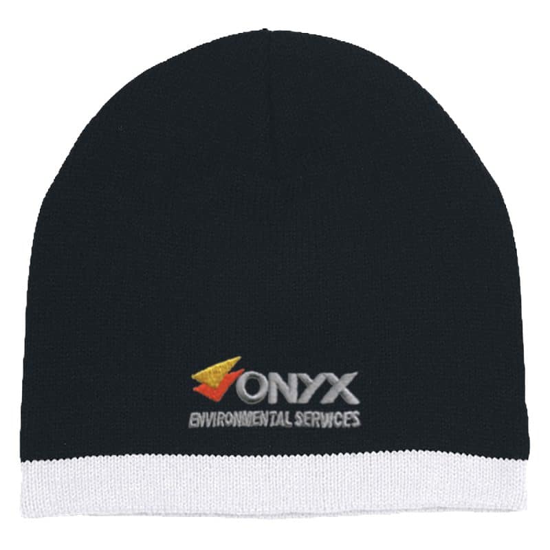 Knit Beanie With Stripe - 4