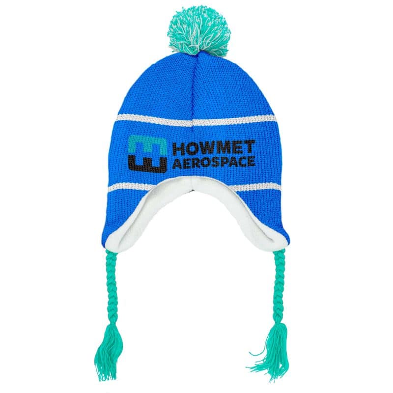 Jacquard Toboggan Beanie (10-12 Weeks Ocean) - 1