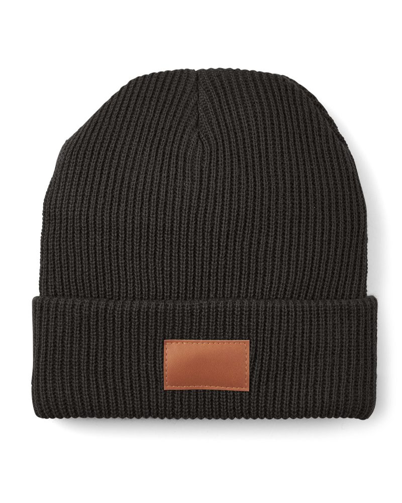 Cuffed Rib Knit Beanie - 1