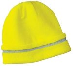 CornerStone® - Enhanced Visibility Beanie with Reflective Stripe. - 1