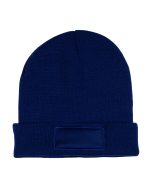 Knit Beanie With Patch - 3
