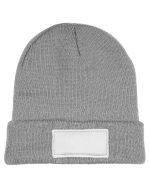 Knit Beanie With Patch - 4
