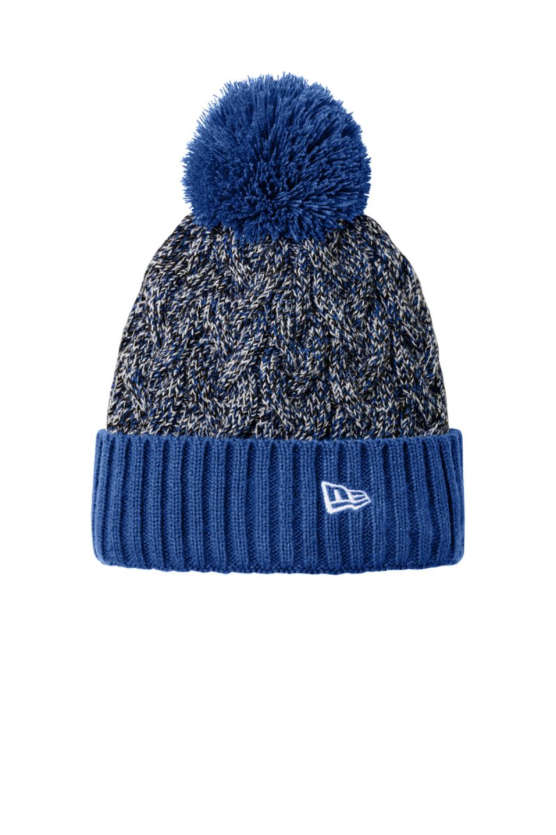 New Era® Marled Knit Pom Beanie - 3