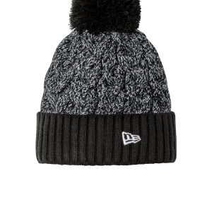 New Era® Marled Knit Pom Beanie