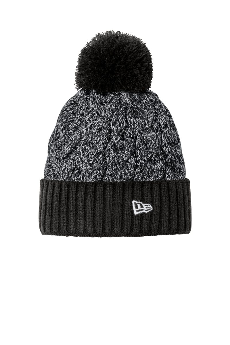 New Era® Marled Knit Pom Beanie
