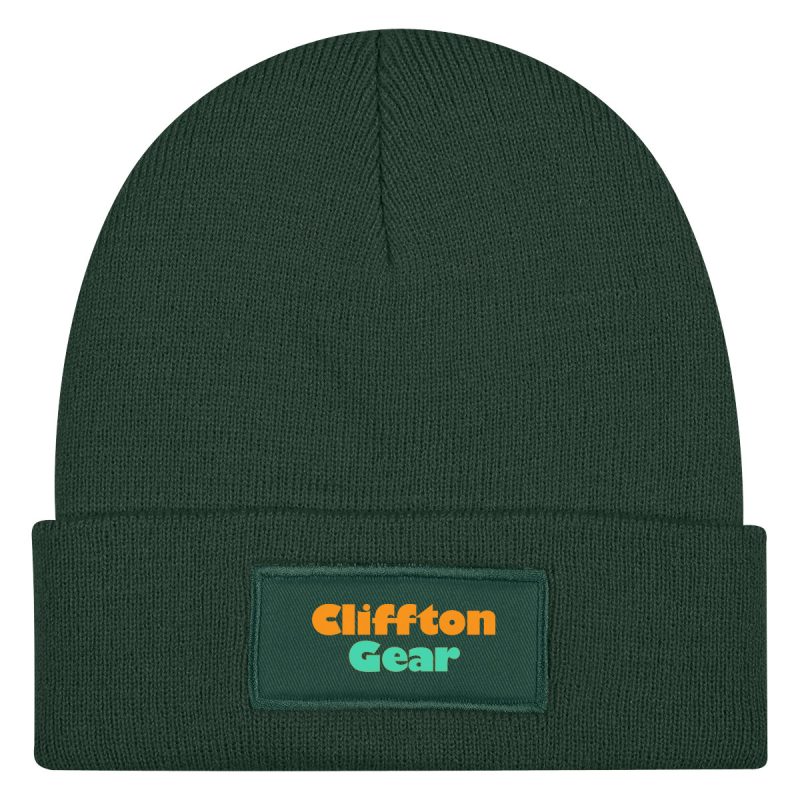 Patch Rpet Knit Beanie With Cuff - 2