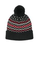 Port Authority® Alpine Pom Beanie - 1
