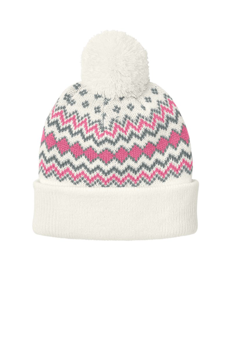Port Authority® Alpine Pom Beanie - 2