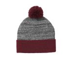 Sport-Tek Heather Pom Pom Beanie - 4