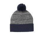 Sport-Tek Heather Pom Pom Beanie - 5