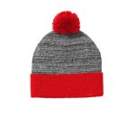 Sport-Tek Heather Pom Pom Beanie - 6