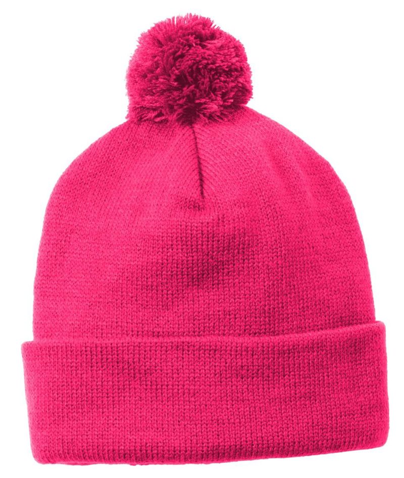 Sport-Tek ® Solid Pom Pom Beanie. - 2