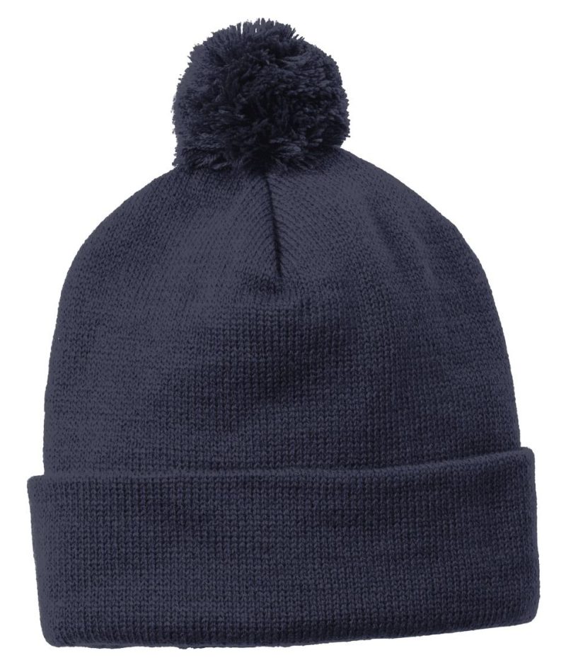 Sport-Tek ® Solid Pom Pom Beanie. - 3