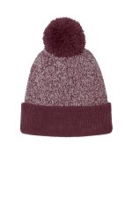 Sport-Tek® Halftime Heather Pom Beanie - 3
