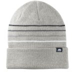TravisMathew Striped Cuffed Beanie - 1