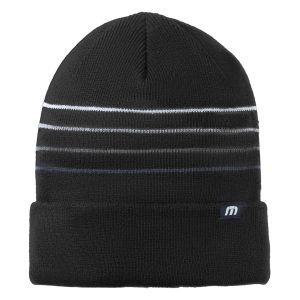 TravisMathew Striped Cuffed Beanie
