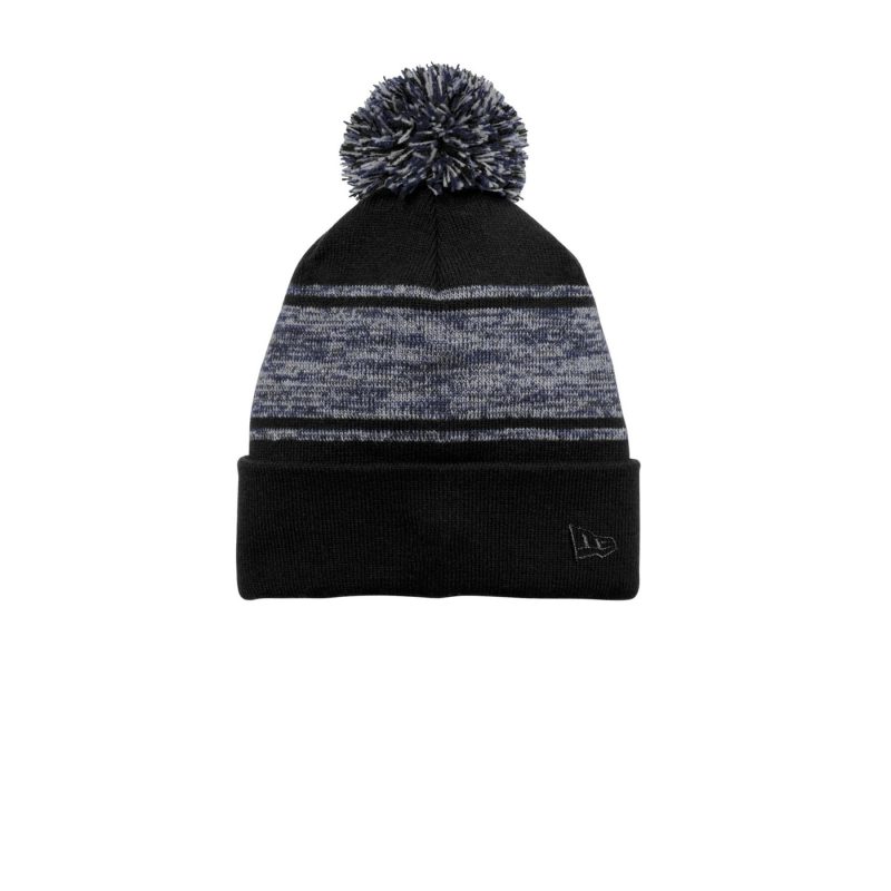 New Era Knit Chilled Pom Beanie - 1