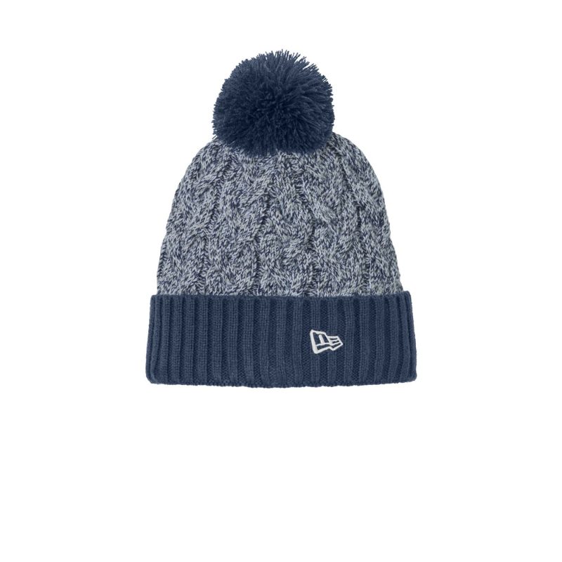 New Era Marled Knit Pom Beanie - 3