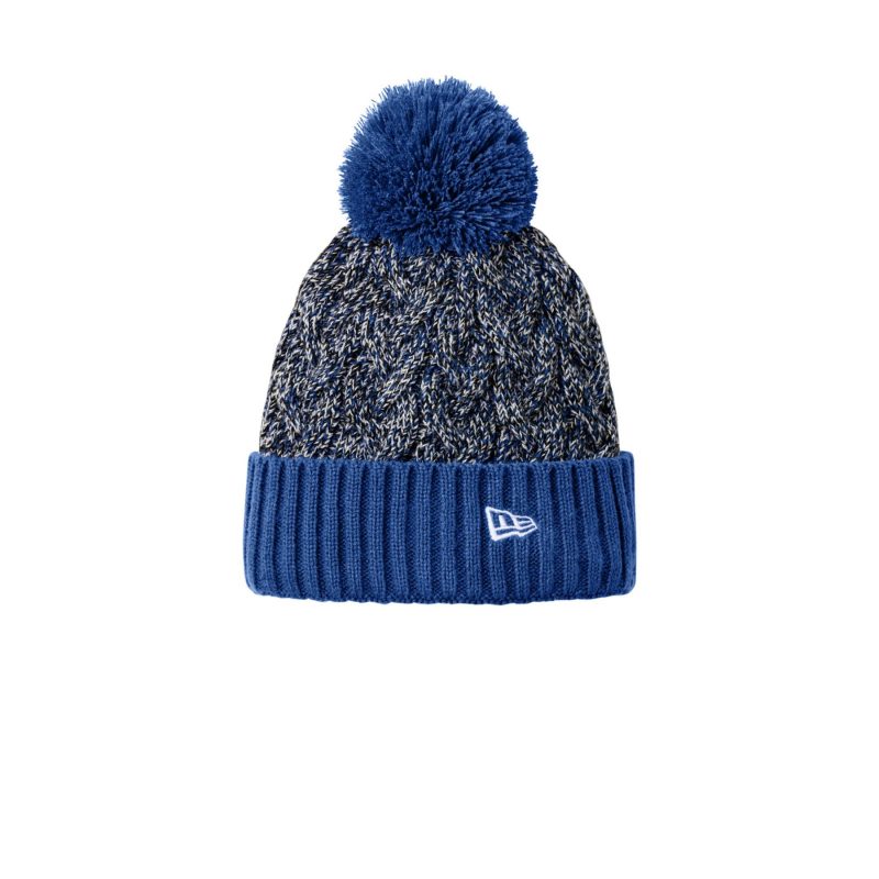 New Era Marled Knit Pom Beanie - 4
