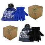Snowflake Beanie & Gloves Gift Set - 1