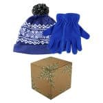Snowflake Beanie & Gloves Gift Set - 3