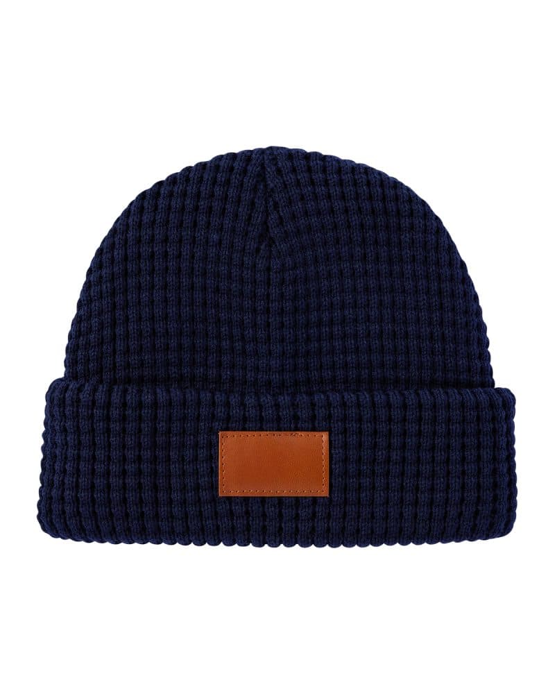 Waffle Knit Beanie. - 3