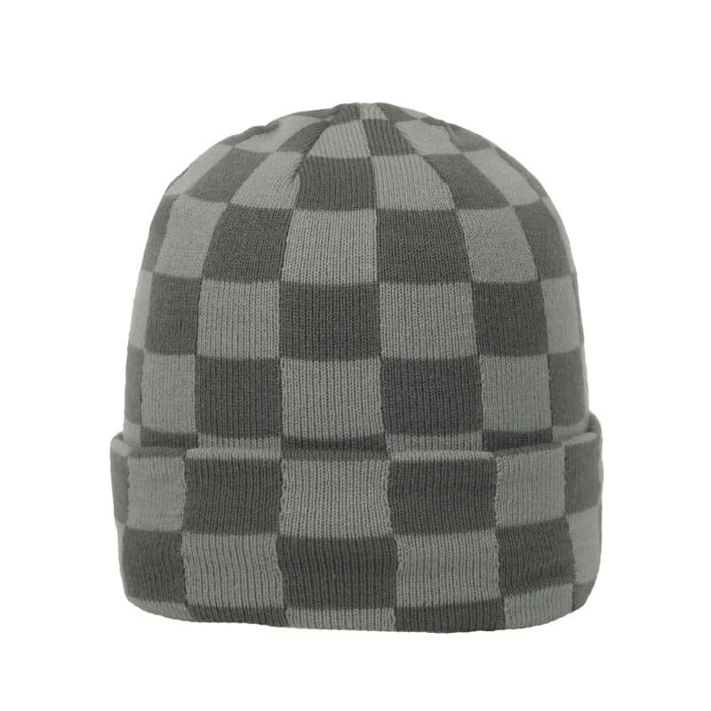 Checkered Watch Cap - 1