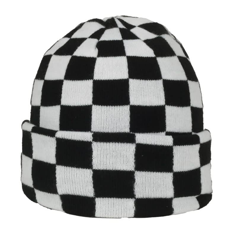 Checkered Watch Cap - 2