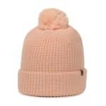 Rib Knit Watch Cap w/Pom - 3