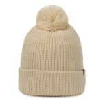 Rib Knit Watch Cap w/Pom - 4