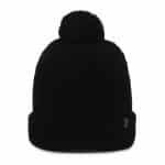 Rib Knit Watch Cap w/Pom - 5